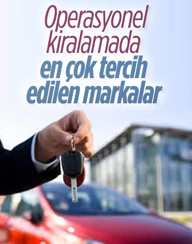 Operasyonel araç kiralamada en çok tercih edilen markalar
