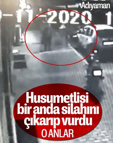 Adıyaman'da husumetlisi tabancayla vurdu