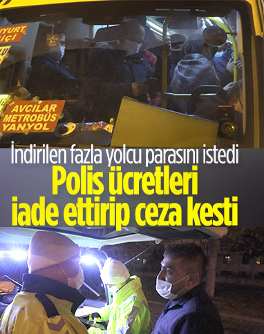 Esenyurt'taki minibüsler yine fazla yolcuyla hareket etti