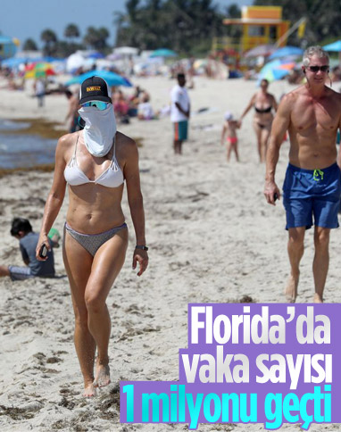 Florida, ABD'de 1 milyon koronavirüs vakasını aşan üçüncü eyalet oldu