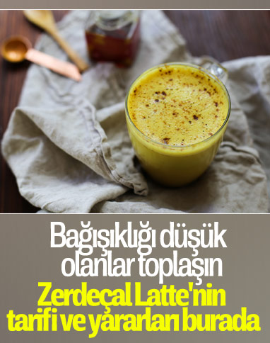 Zerdeçal Latte ile bağışıklığınızı güçlendirin