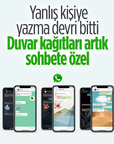 WhatsApp, sohbete özel duvar kağıdı özelliğini yayınladı