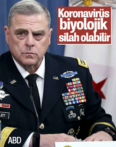 ABD’li Mark Milley: Virüsler biyolojik silah olarak kullanılabilir