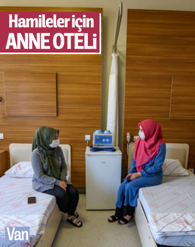 Kışın geldiği Van'da hamile kadınlar için 'anne oteli'