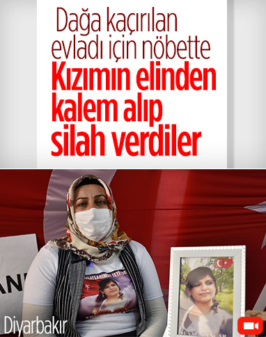 Diyarbakır annesi: Kızımın elinden kalem alıp, silah verdiler