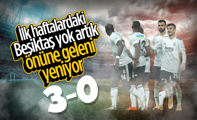 Beşiktaş Kasımpaşa'yı 3 golle geçti
