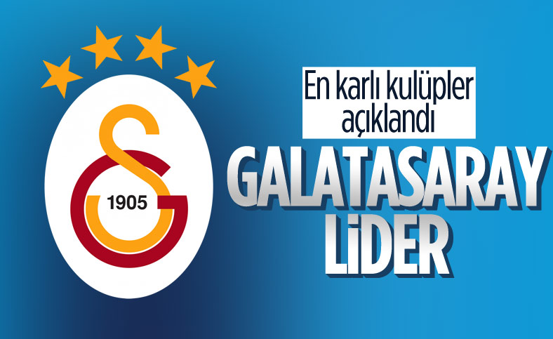 Galatasaray, faaliyet geliri ve karında lider