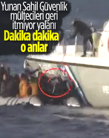 Ege'de, 'geri itmeyi' inkar edenleri yalanlayan görüntüler