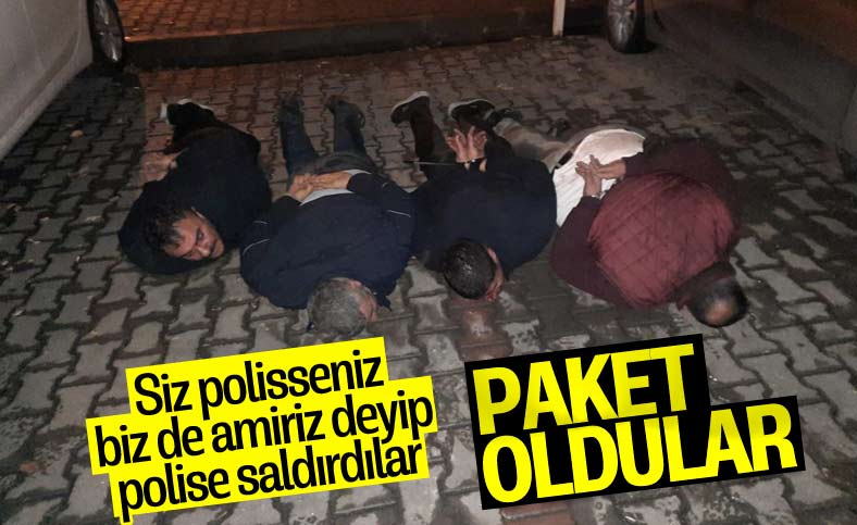 Ankara'da sokak kısıtlamasında kontrol noktasında polise saldıran 4 kişiye gözaltı
