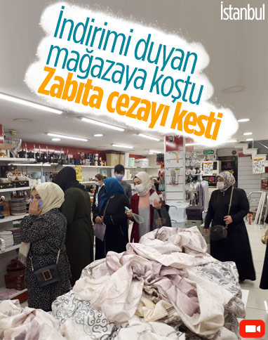 Zeytinburnu’nda zabıta ekibini şaşırtan manzara