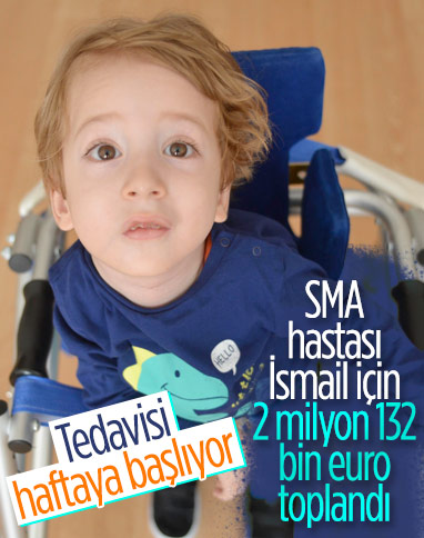 SMA hastası İsmail Çağan Demir'in tedavi parası hazır