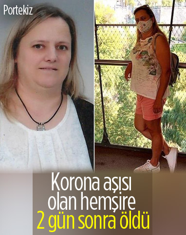 Portekiz’de koronavirüs aşısı olan hemşire öldü