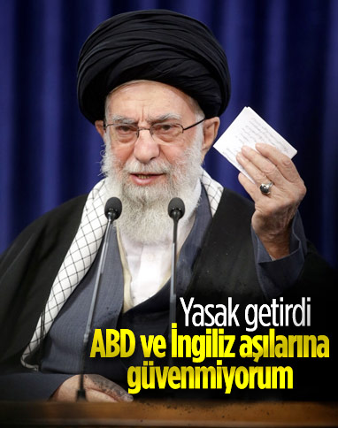 Ali Hamaney: ABD ve İngiltere'nin aşılarına güvenmiyorum