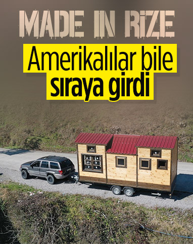 Rize'de üretilen karavan evlere ilgi arttı