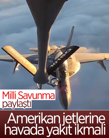 TSK'dan ABD'nin savaş uçaklarına yakıt ikmali