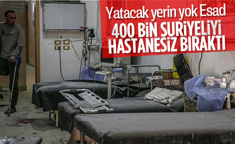 Esad'ın Halep'teki hastaneyi vurması binlerce sivili mağdur etti
