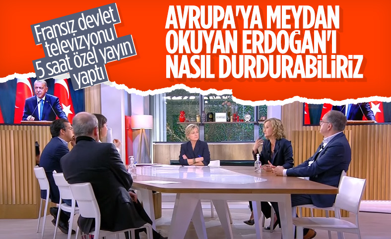 Fransız devlet televizyonunda Cumhurbaşkanı Erdoğan tartışması