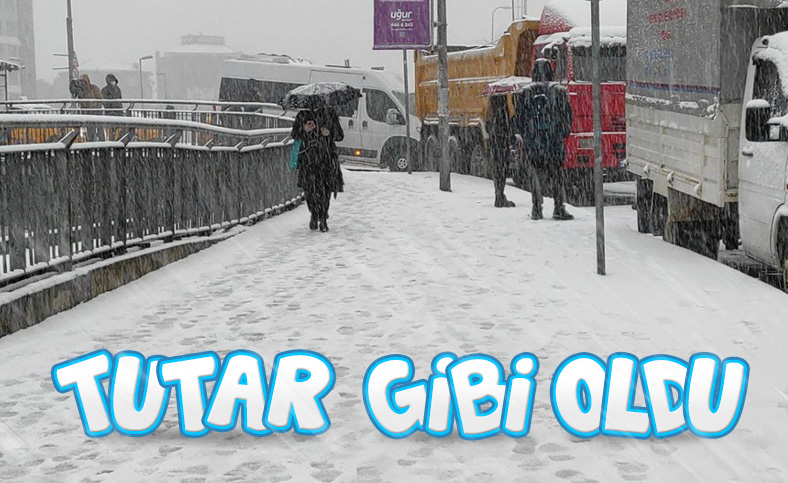 İstanbul'da kar yağışı etkili oluyor