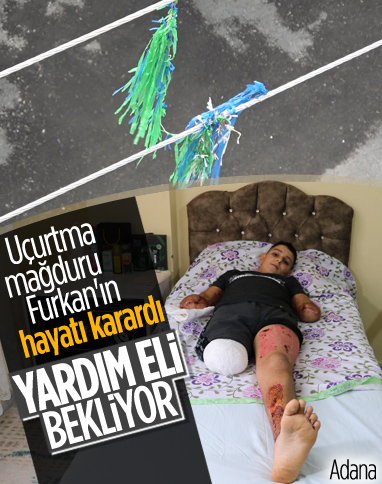 Adana'da akıma kapılan Furkan ölümden döndü