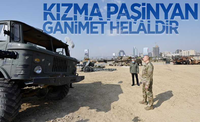 Azerbaycan'da Askeri Ganimet Parkı açıldı