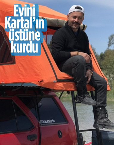 Antalyalı gezgin, eski model otomobilini karavana çevirdi