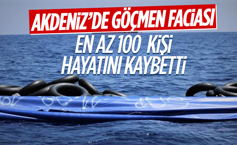 Akdeniz'deki tekne kazasında çok sayıda göçmen hayatını kaybetti