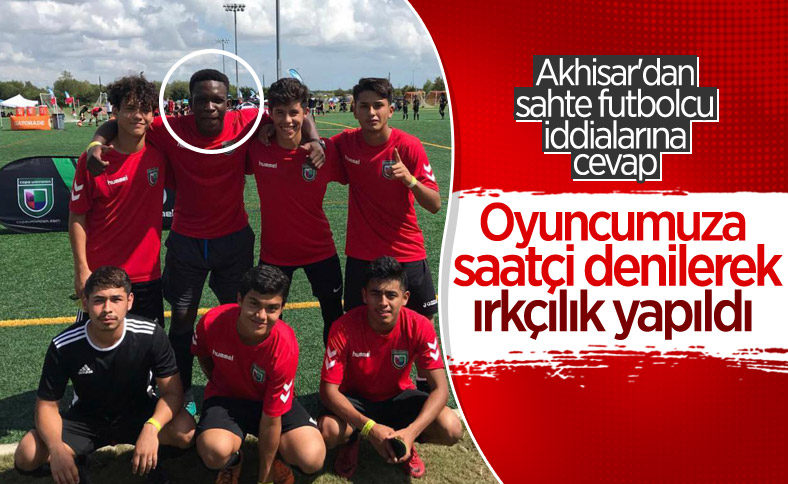 Akhisar'dan 'sahte futbolcu' iddialarına yanıt