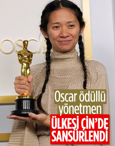 Oscar ödülü alan Nomadland'in yönetmeni Zhao, ülkesi Çin'de sansürlendi