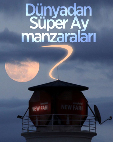 2021'in ikinci Süper Ay'ı dün gece gözlemlendi