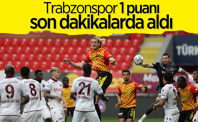 Trabzonspor, Göztepe ile berabere kaldı