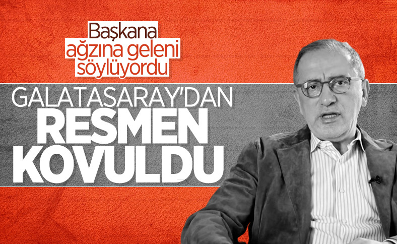 Fatih Altaylı Galatasaray'dan atıldı