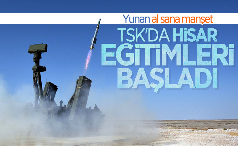 Hisar milli hava savunma sistemi eğitimleri başladı