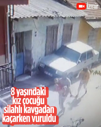 İzmir'de küçük kız çocuğu tabancayla vuruldu