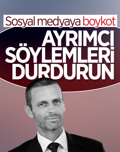 UEFA; Facebook, Twitter ve Instagram'ı boykot edecek