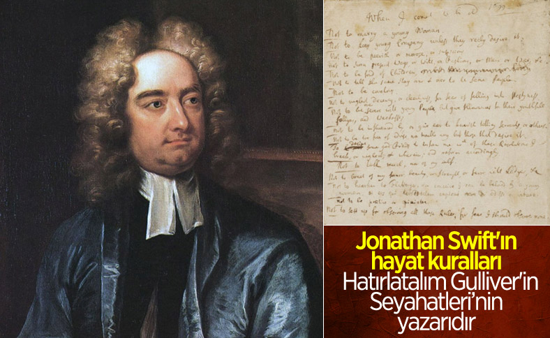 Jonathan Swift'ten kendi geleceğine dair notlar