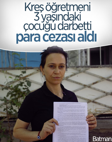 Batman’da çocuğu darbeden öğretmene para cezası verildi