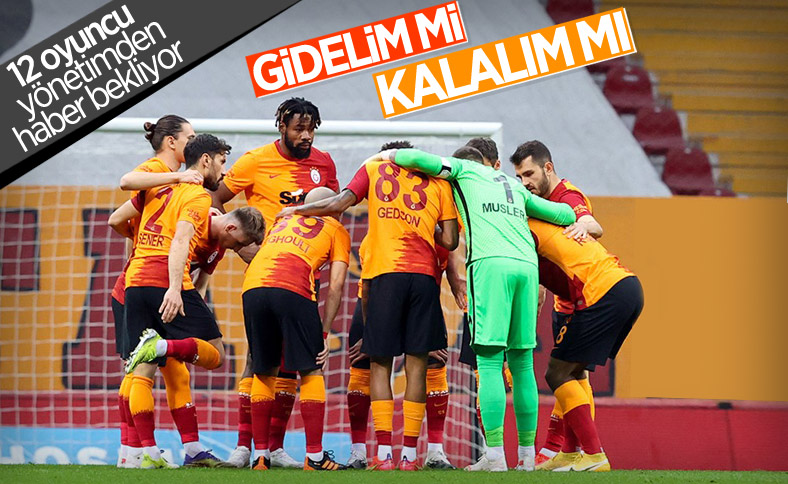 Galatasaray'da 12 oyuncunun sözleşmesi sona eriyor