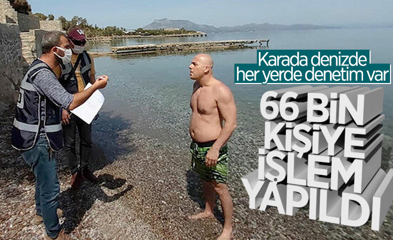 Sokak kısıtlamasına uymayan 66 bin 161 kişiye işlem