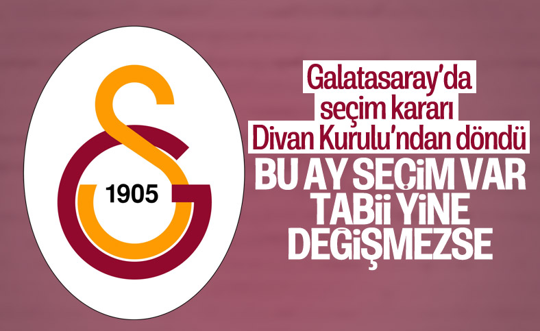 Galatasaray Divan Kurulu: Seçim belirlenen tarihte yapılacak