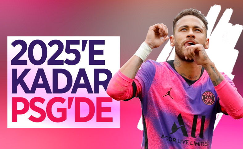PSG, Neymar'la sözleşme uzattı