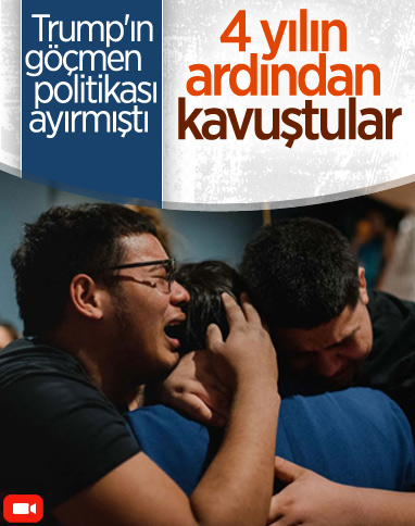 ABD’de sınır politikasının ayırdığı çocuklarına yıllar sonra kavuştu