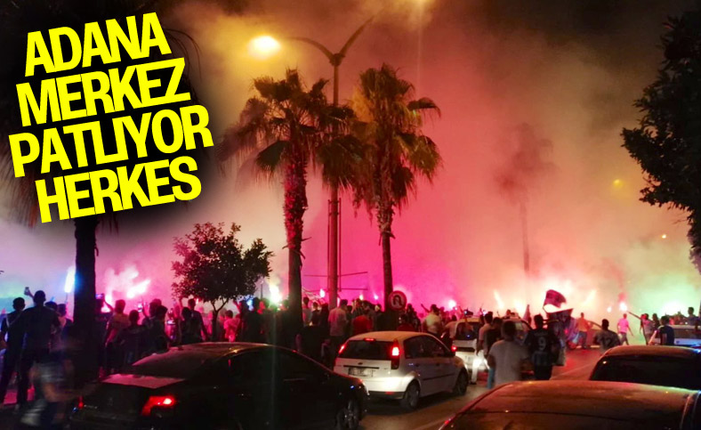 Adana Demirspor'un 26 yıl sonra gelen şampiyonluğu kentte coşkuyla kutlandı