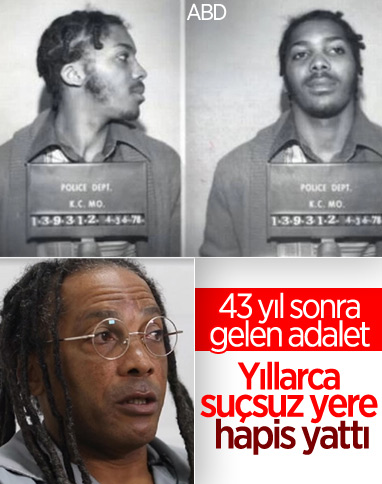 ABD’de 43 yıl hapis yattı, suçsuz olduğu ortaya çıktı