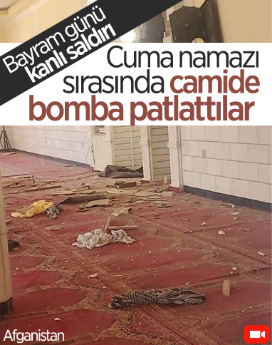 Afganistan’da camiye bombalı saldırı