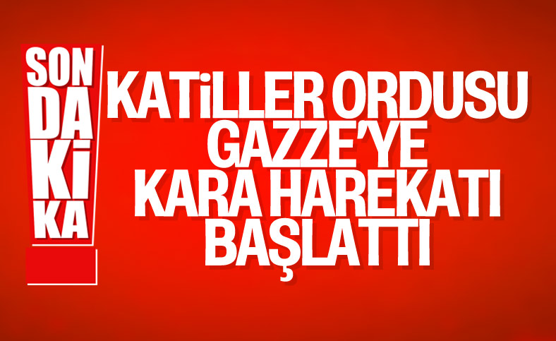 İsrail ordusunun, Gazze Şeridi’ne kara operasyonu açıklaması