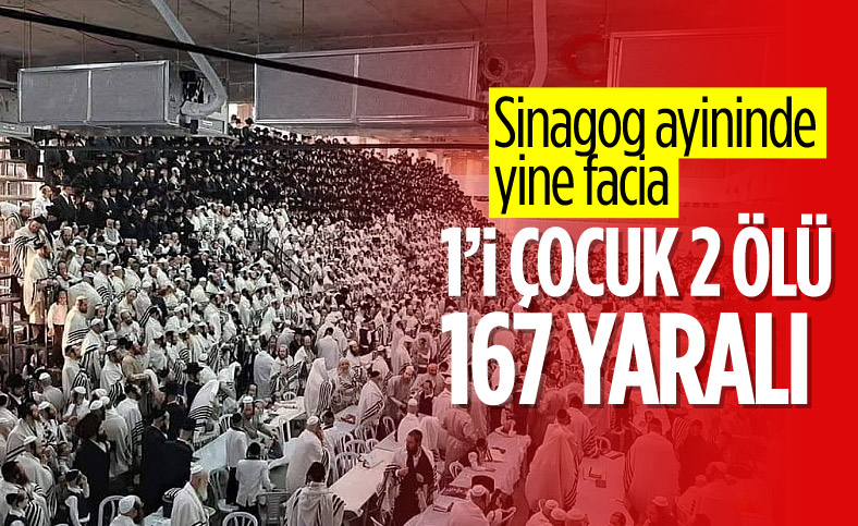 Kudüs'te sinagog ayininde tribün çöktü