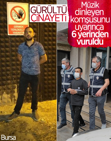 Bursa'da gürültü cinayeti: Komşusuna kurşun yağdırdı