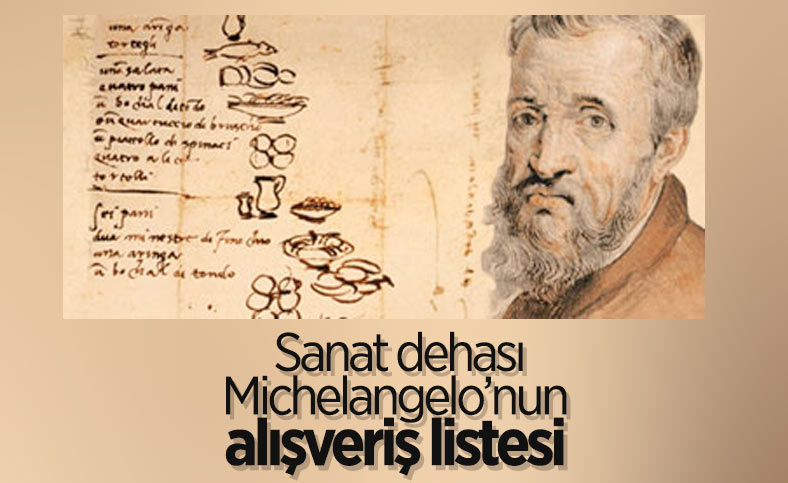Rönesans sanatçısı Michelangelo'nun günlük yemek rutini