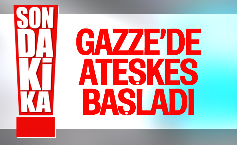 Gazze ateşkesi başladı