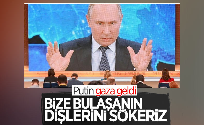 Vladimir Putin, tehditler savurdu